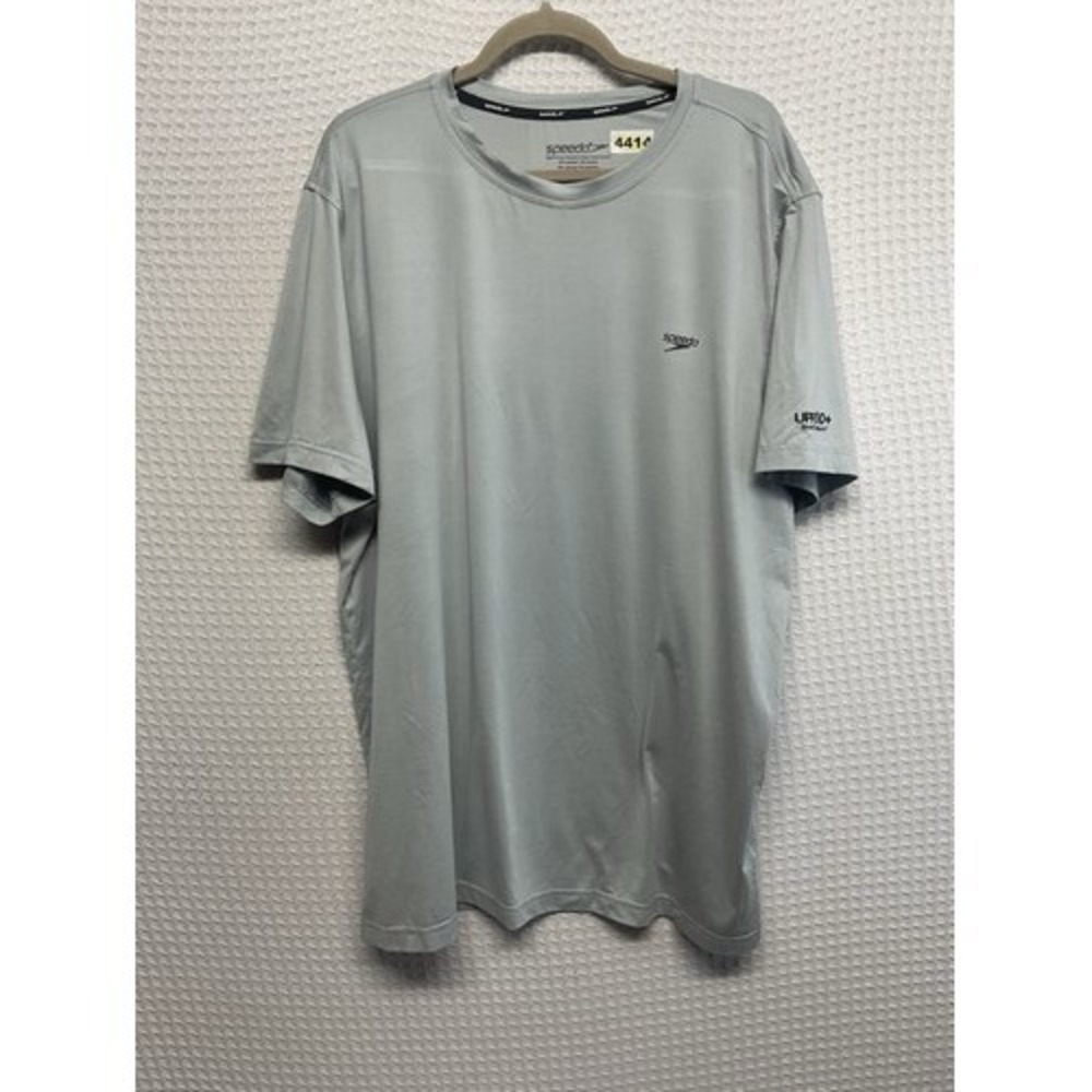 Speedo UPF 50+ Gray Short Sleeve Activewear Fitted T-Shirt Men‎ 2XL Kenya